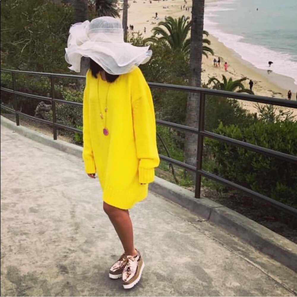 Yellow sweater